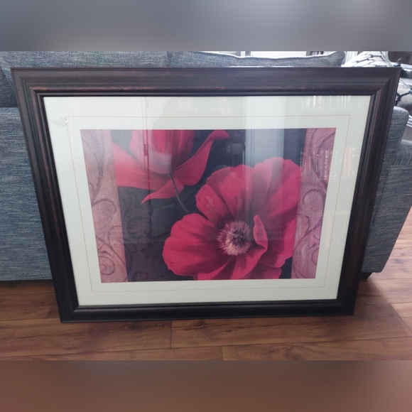 Large flowers frame - Picture 1 of 2
